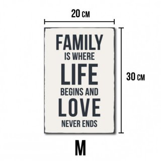 Family is where life begins and love never ends #R1 M